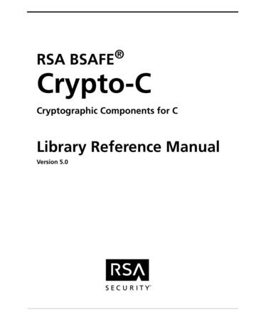 rsa bsafe crypto j pdf manual